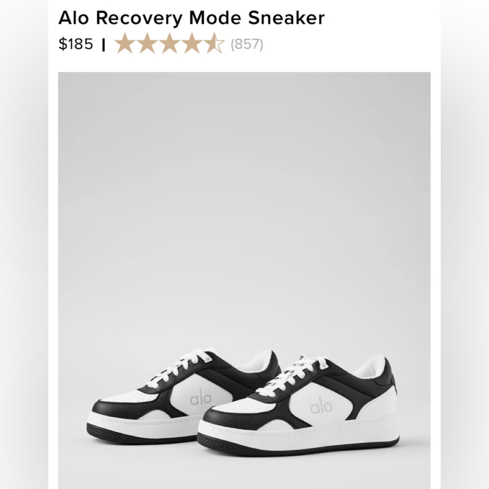 Alo Recovery Mode Sneaker Size 10.5